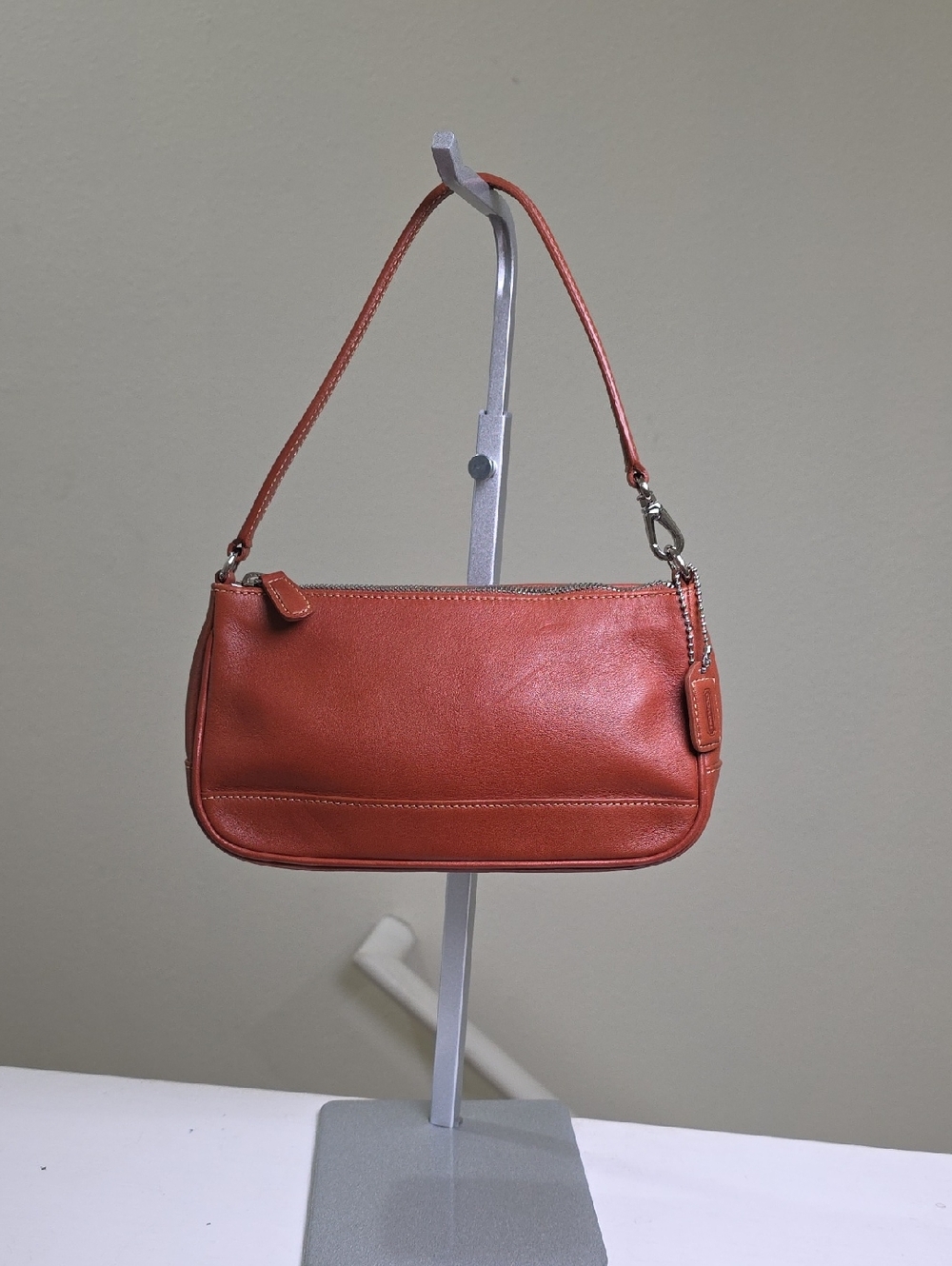 COACH 7785 Y2K Vintage Hamptons Demi Bag 2002 British Tan Smooth Leather EUC